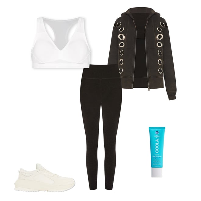 1XBLUE Eyelet Tracksuit Top in Brown | REVOLVE