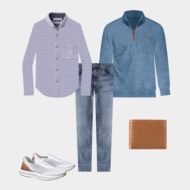 1st bundle featuring 4 items which compliment Knit Quarter-Zip