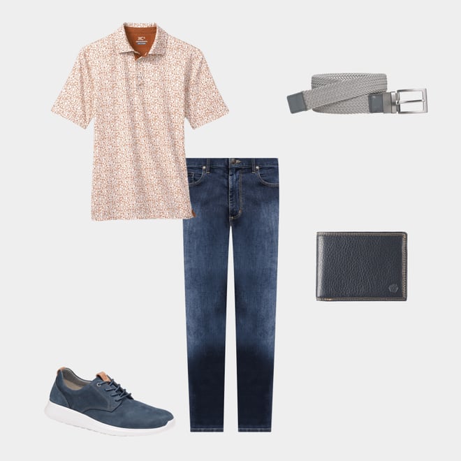 1st bundle featuring 4 items which compliment Reversible Stretch-Woven Belt