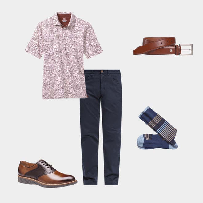 1st bundle featuring 4 items which compliment First In Comfort Heather Stripe Socks
