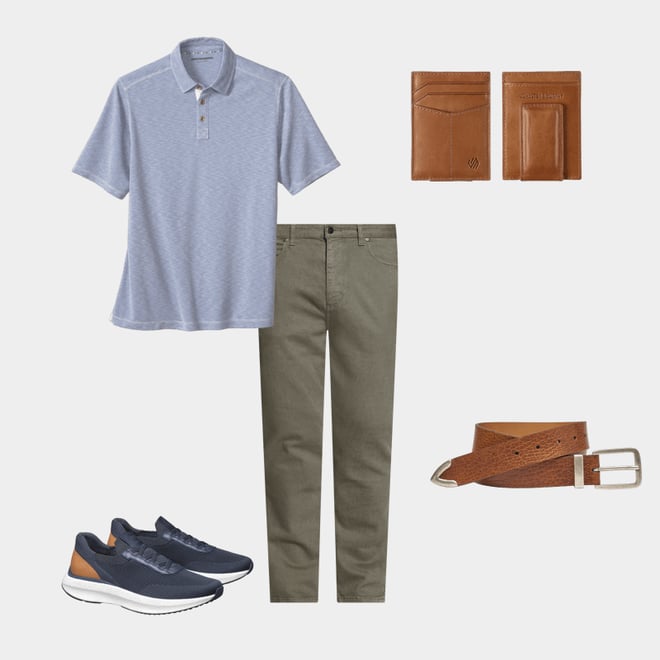 1st bundle featuring 4 items which compliment Vintage Slub Polo