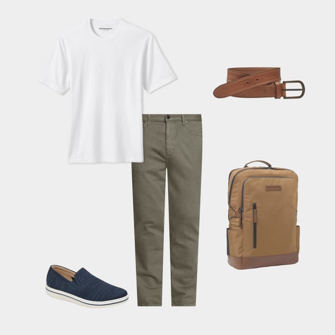 1st bundle featuring 4 items which compliment Double Contrast Stitched Belt