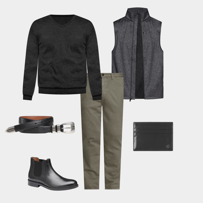 3rd bundle featuring 5 items which compliment Mason Chelsea Boot