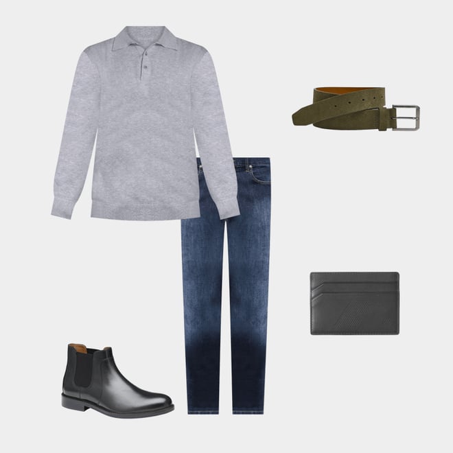 1st bundle featuring 4 items which compliment Mason Chelsea Boot