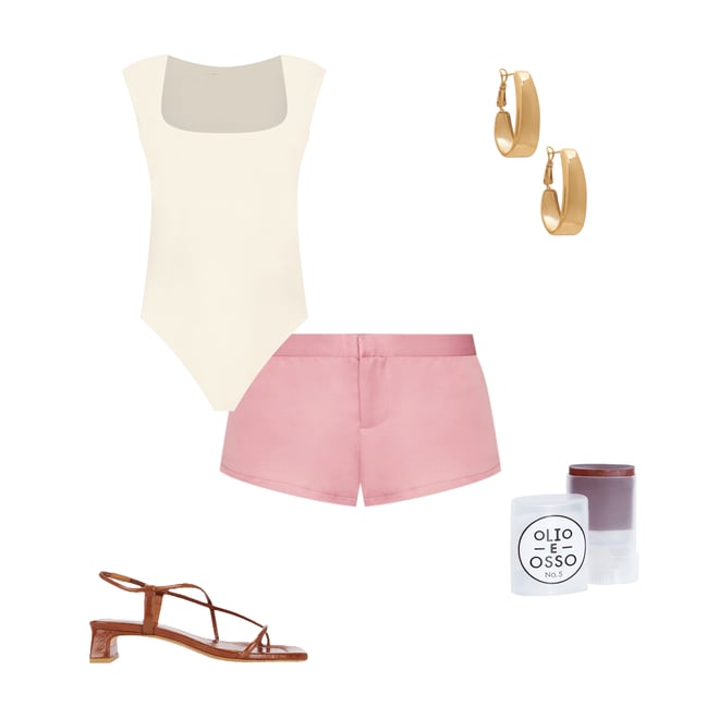 4th bundle featuring 4 items which compliment Neoprene Cap Sleeve Bodysuit