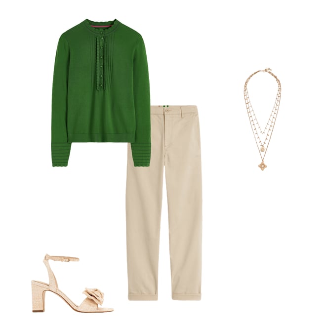 3rd bundle featuring 3 items which compliment Barnsbury Chino Trousers-Oatmeal