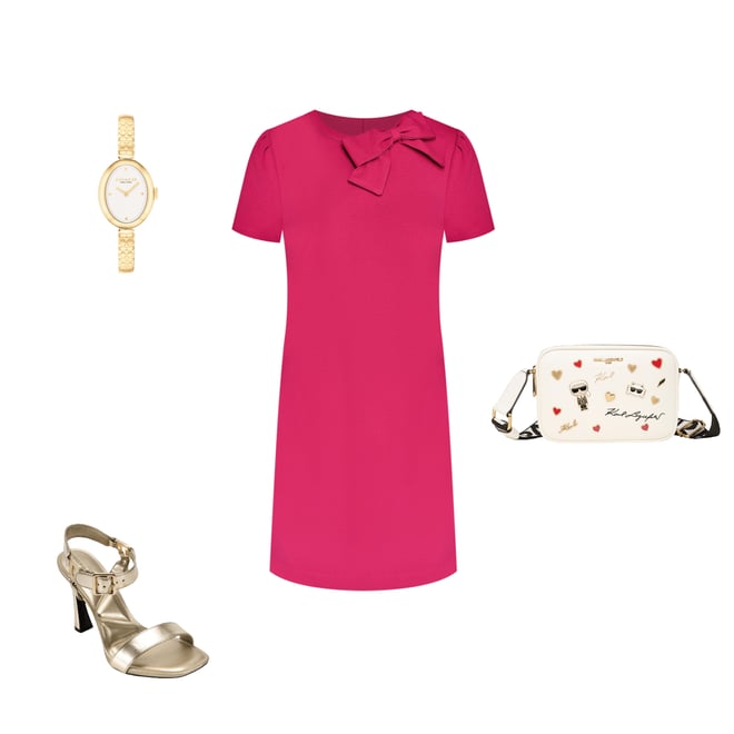 KARL LAGERFELD PARIS Embellished Maybelle Camera Crossbody Bag