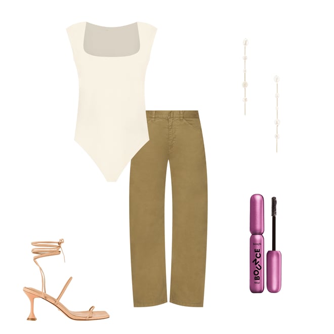 5th bundle featuring 4 items which compliment Neoprene Cap Sleeve Bodysuit