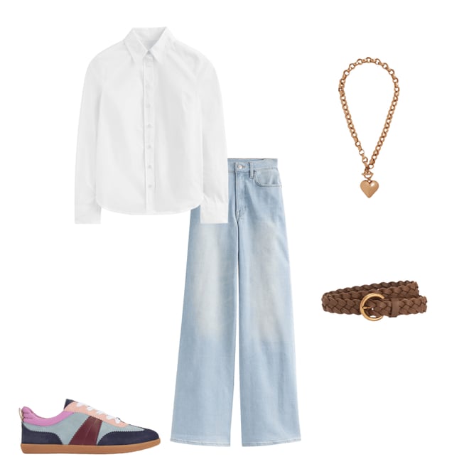4th bundle featuring 4 items which compliment Sienna Cotton Shirt-White