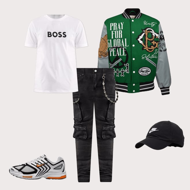 First Row Global Peace Varsity Jacket