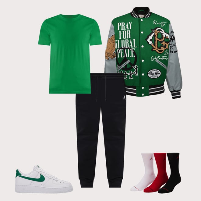 First Row Global Peace Varsity Jacket