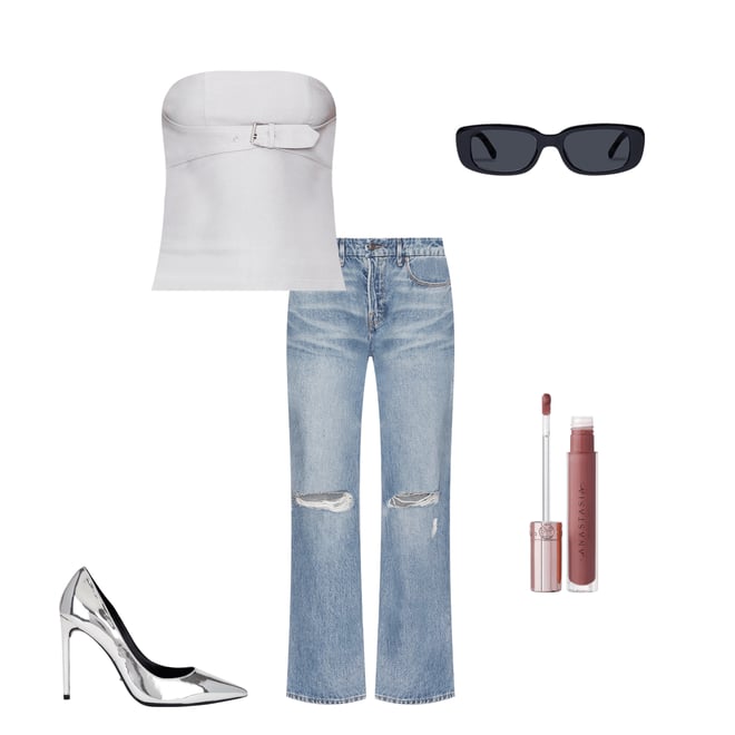 1st bundle featuring 4 items which compliment Capri Strapless Top