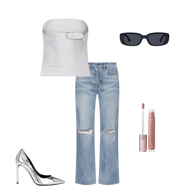 1st bundle featuring 4 items which compliment Capri Strapless Top