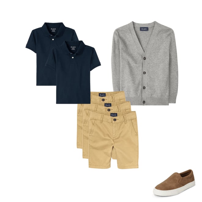 4th bundle featuring 3 items which compliment Boys V Neck Cardigan