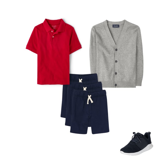 3rd bundle featuring 3 items which compliment Boys V Neck Cardigan