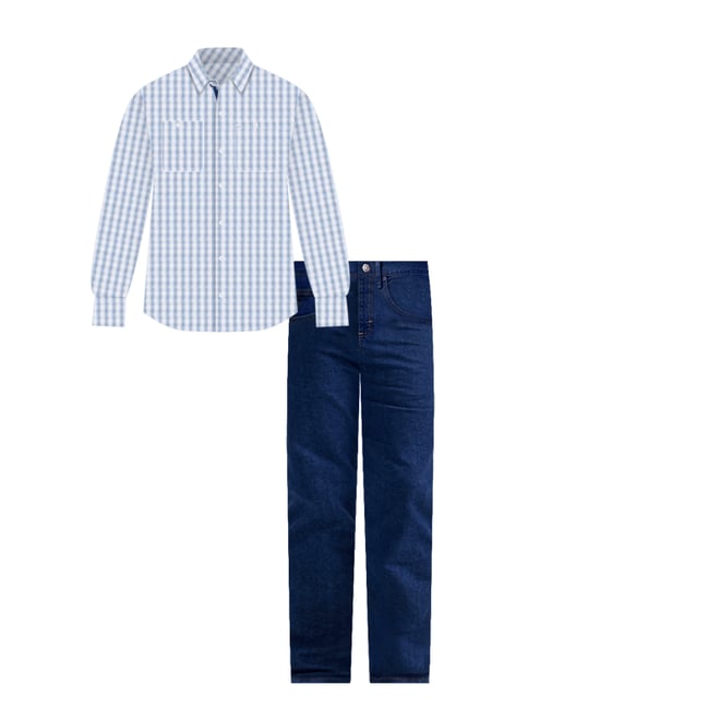 Wrangler® Men's Five Star Premium Midweight Stretch Jean in Dark Wash