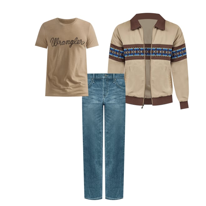 Men's Wrangler® Checotah® Bomber Jacket in North Shore