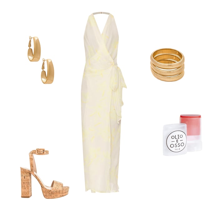 3rd bundle featuring 4 items which compliment X REVOLVE Mika Platform Heel