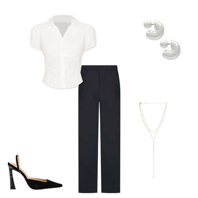 1st bundle featuring 4 items which compliment Tiamo Slingback Heel