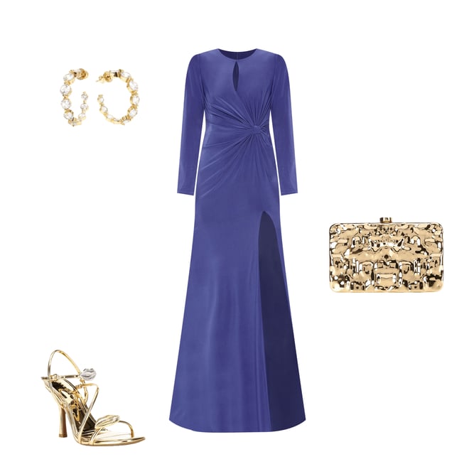 【mac duggal】K11038 ドレス Mac Duggal 5741 Fringe Slit Plunging Neck Dress