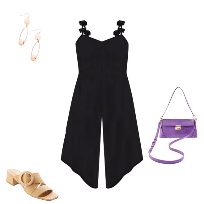  Cato Fashions | Cato Plus Size Rosette Strap Genie Jumpsuit