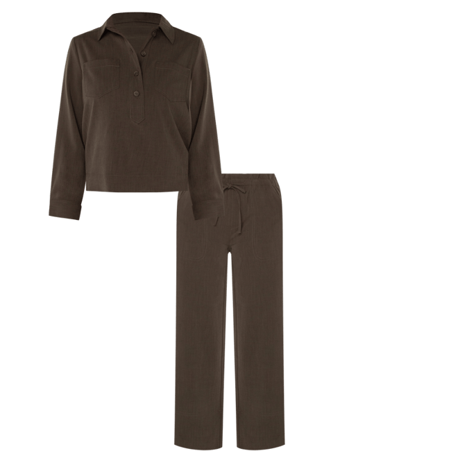 POPOVER SHIRT W/ ELASTIC WAIST – LIVERPOOL LOS ANGELES