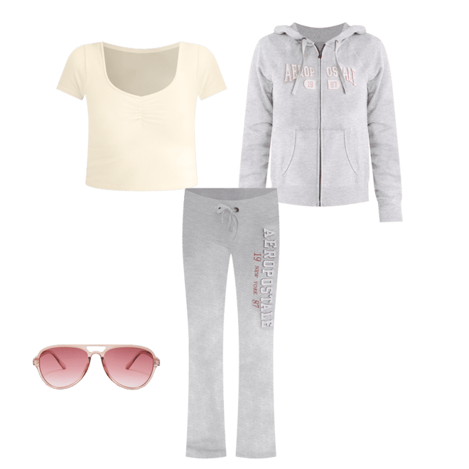 Aeropostale 1987 Full-Zip Hoodie