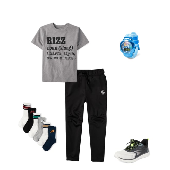 3rd bundle featuring 4 items which compliment Boys Moisture Wicking Fleece Pants