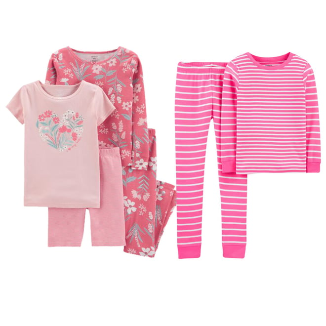 2-Piece Striped 100% Snug Fit Cotton PJs | carters.com