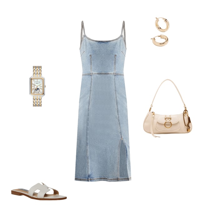 Steve Madden Giselle Dress In Brown