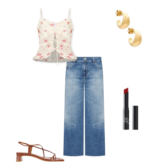 2nd bundle featuring 4 items which compliment Saige Wide Leg Crop