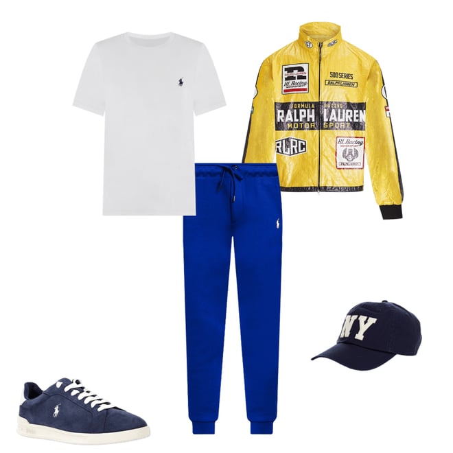 Ralph Lauren RL Racing ジャケット M Polo Ralph Lauren Active RL Racing Jacket | Red | FARFETCH