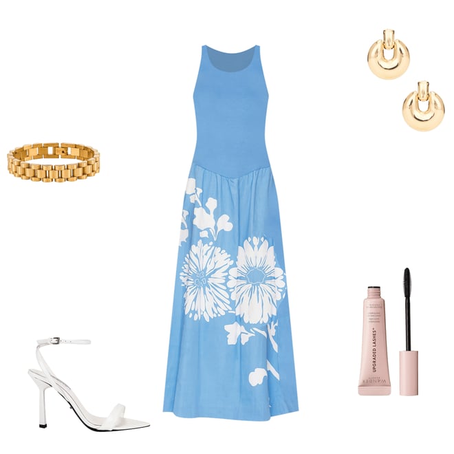 1st bundle featuring 4 items which compliment Stretch Singlet Maxi Dress