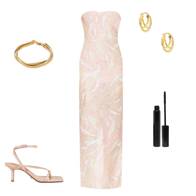 Dahlia Strapless Maxi Dress