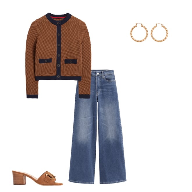 3rd bundle featuring 3 items which compliment High Rise Wide Leg Jeans-Mid Vintage