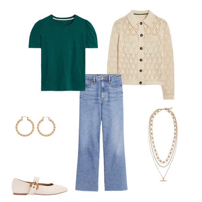 2nd bundle featuring 5 items which compliment Astrid Knitted Shirt-Warm Ivory
