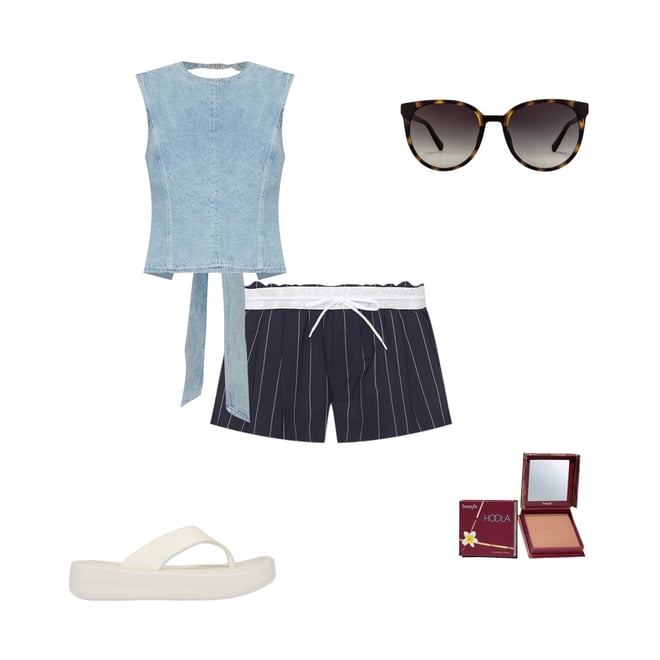 3rd bundle featuring 4 items which compliment Pleated Mini Short