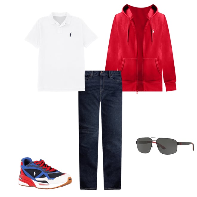 Polo Ralph Lauren Double-Knit Full-Zip Hoodie Jacket | Dillard's