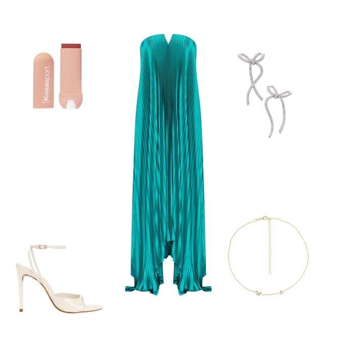 L'IDEE Black Tie Gown in Jewel | REVOLVE