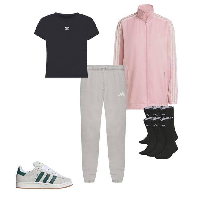 adidas Originals Women's Satin Firebird Ruffle Track Top