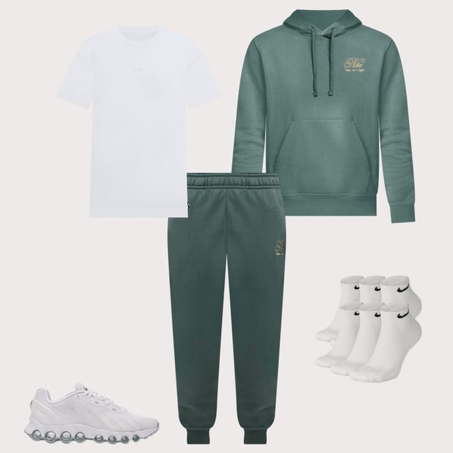 Nike Sportswear Club Fleece Green Joggers
