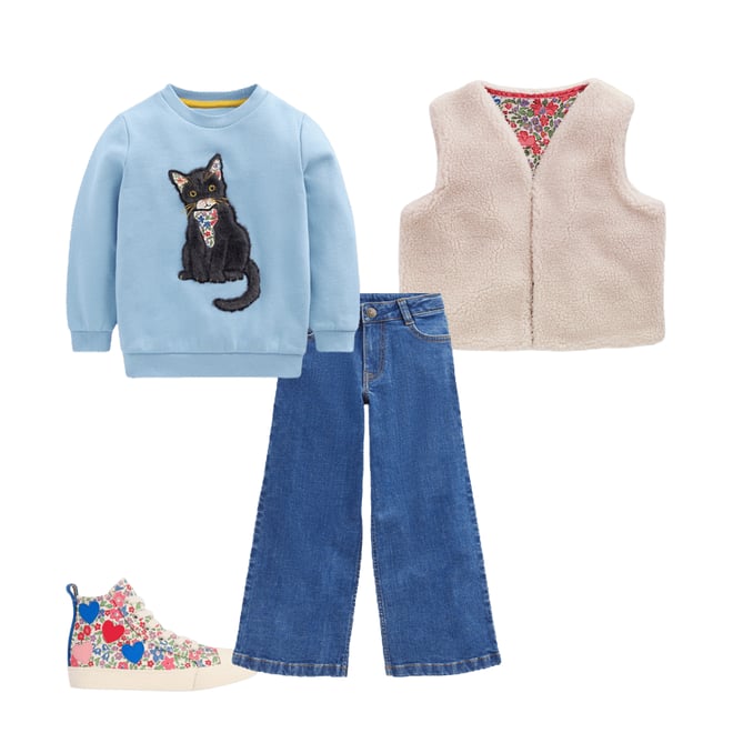 1st bundle featuring 3 items which compliment Relaxed Borg Gilet-Ecru