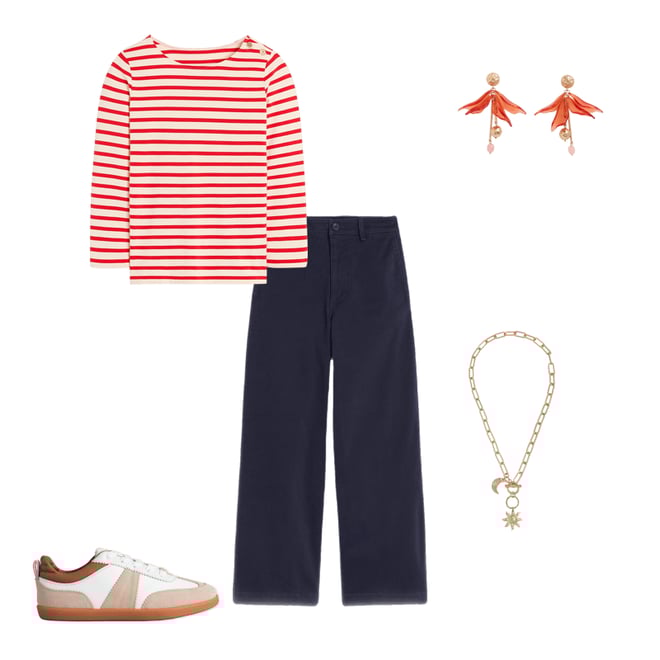 3rd bundle featuring 4 items which compliment Button Mariner Breton-Ivory and Brilliant Red