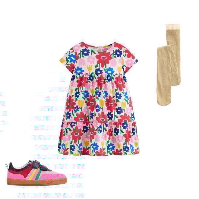 2nd bundle featuring 2 items which compliment Ariel Twirly Jersey Dress-Multi Pop Flower