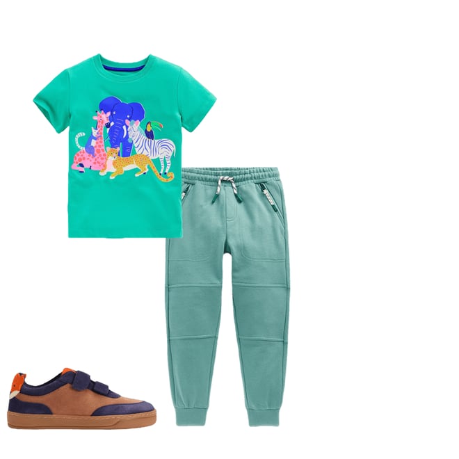 3rd bundle featuring 2 items which compliment Warrior Knee Joggers-Heather Blue