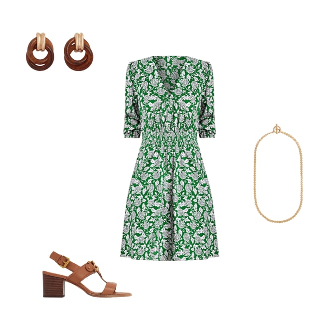 2nd bundle featuring 3 items which compliment Sarah Short Jersey Dress-Rich Emerald, Ornate Vine