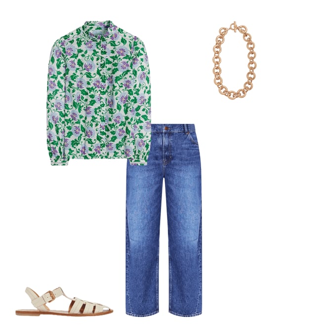 3rd bundle featuring 3 items which compliment Helena Cotton Top-Rich Emerald, Ornate Vine