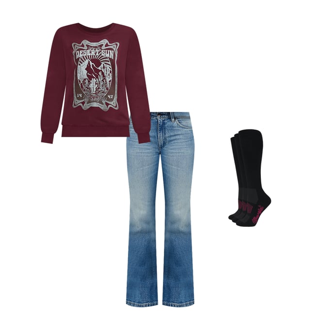 Women's Wrancher Shadow Pocket Jean in Dirty Denim