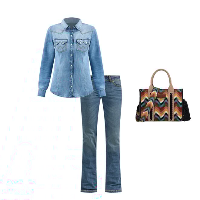 Women's Wrangler Retro® Mae Jean in KM Wash