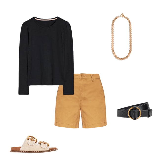 4th bundle featuring 4 items which compliment Barnsbury Chino Shorts-Hazelnut Brown